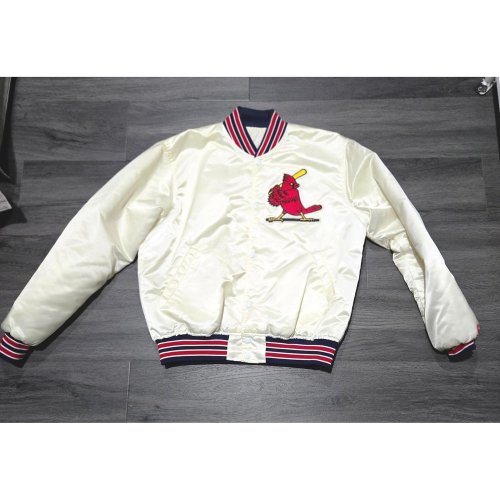 Vintage‎ St. Louis Cardinals Starter Satin Jacket - Size L